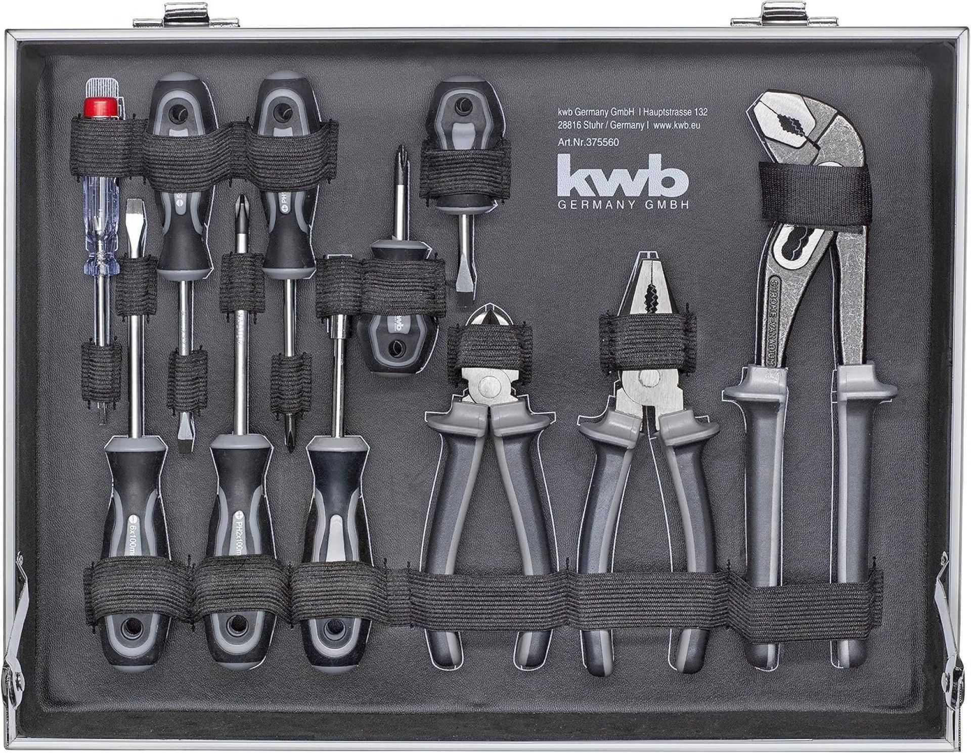 Mala de ferramentas 199pç E-Case profesional refª. 375560 Kwb