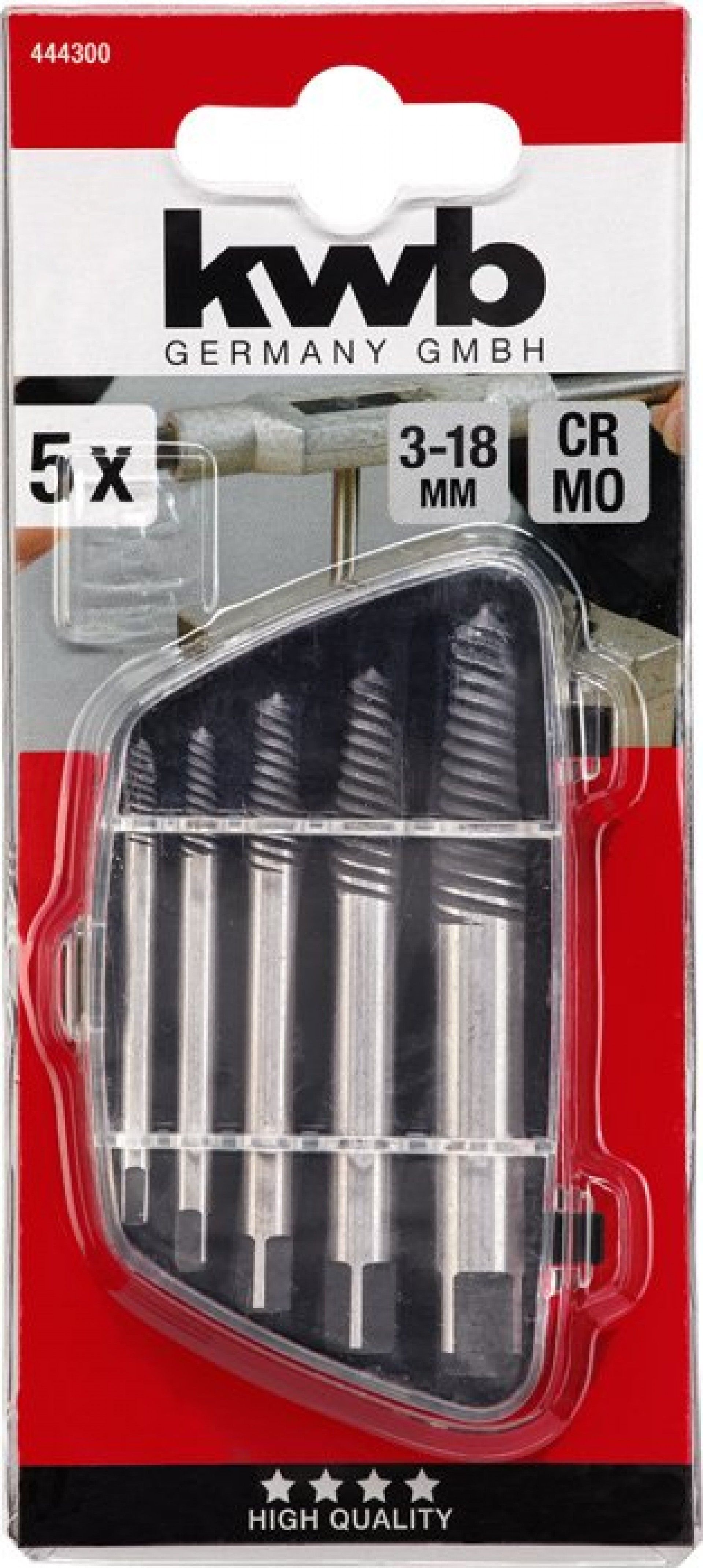 KIT SACA PARAFUSOS 5PÇ REF 49444300 KWB