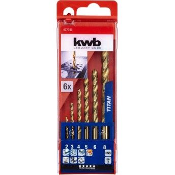 KIT BROCAS HSS 6P REF 49427040 KWB