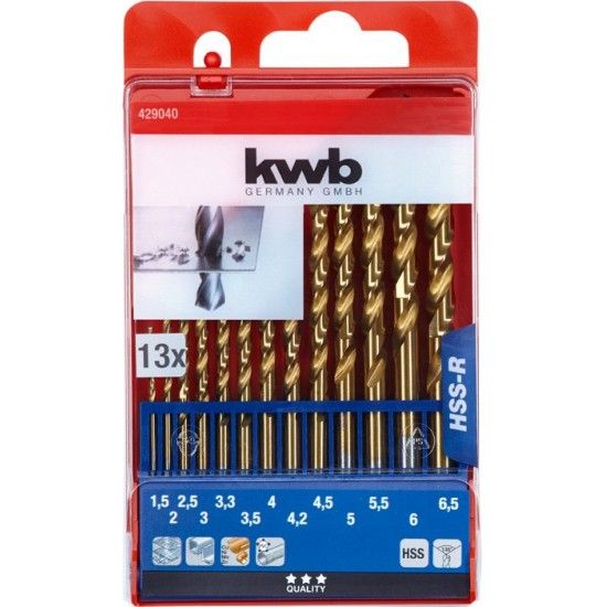 KIT BROCAS HSS 13P REF 49429040 KWB