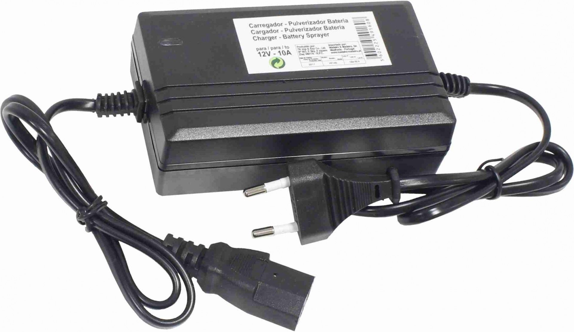 Carregador de Bateria para Pulverizador, 12V, 10A refª 49160 MADER