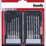 KIT BROCAS MADEIRA ¼HEX 12PÇ REF 49108830 KWB KIT BROCAS MADEIRA ¼HEX 12PÇ REF 49108830 KWB