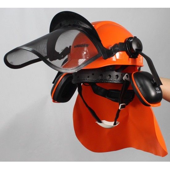 Kit Proteo, Capacete + Viseira + Auscultadores, 3Un ref 49056 MADER