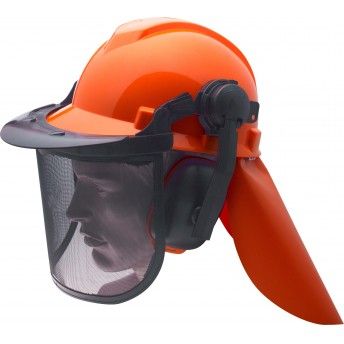 Kit Proteo, Capacete + Viseira + Auscultadores, 3Un ref 49056 MADER