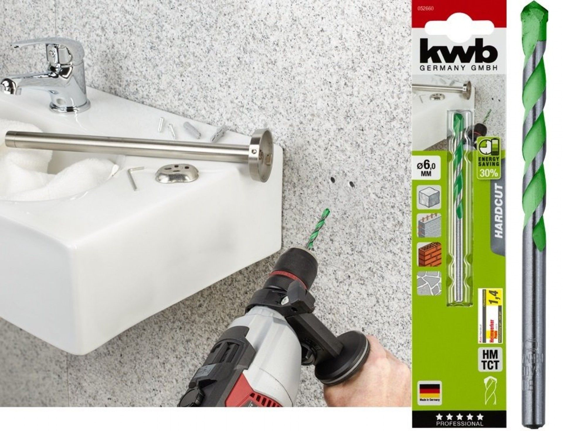 BROCA CERAMICA VIDRO 5.0mm REF 49052650 KWB