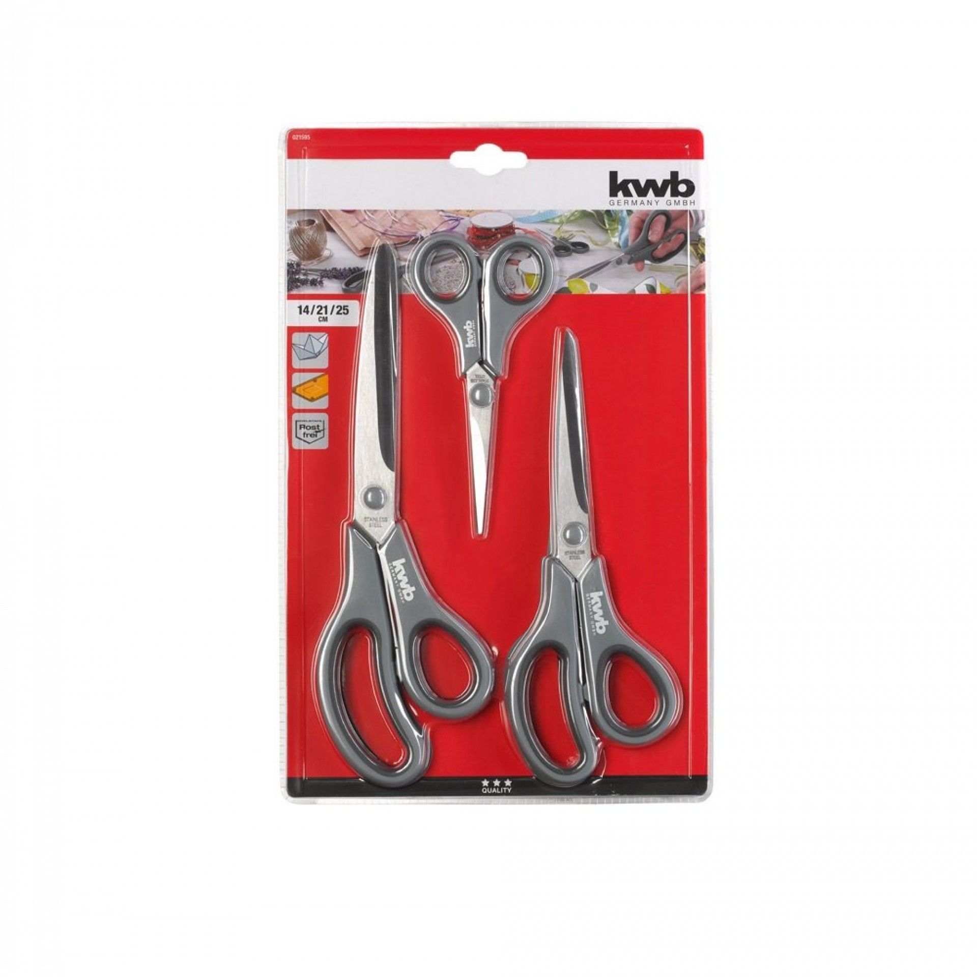 KIT TESOURAS 3PÇ REF 49021595 KWB