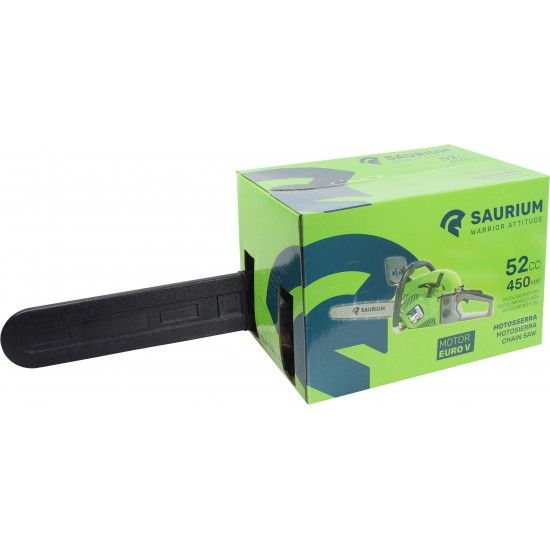 Motosserra, 52CC, 450mm  refª 48550 SAURIUM Motosserra, 52CC, 450mm  refª 48550 SAURIUM