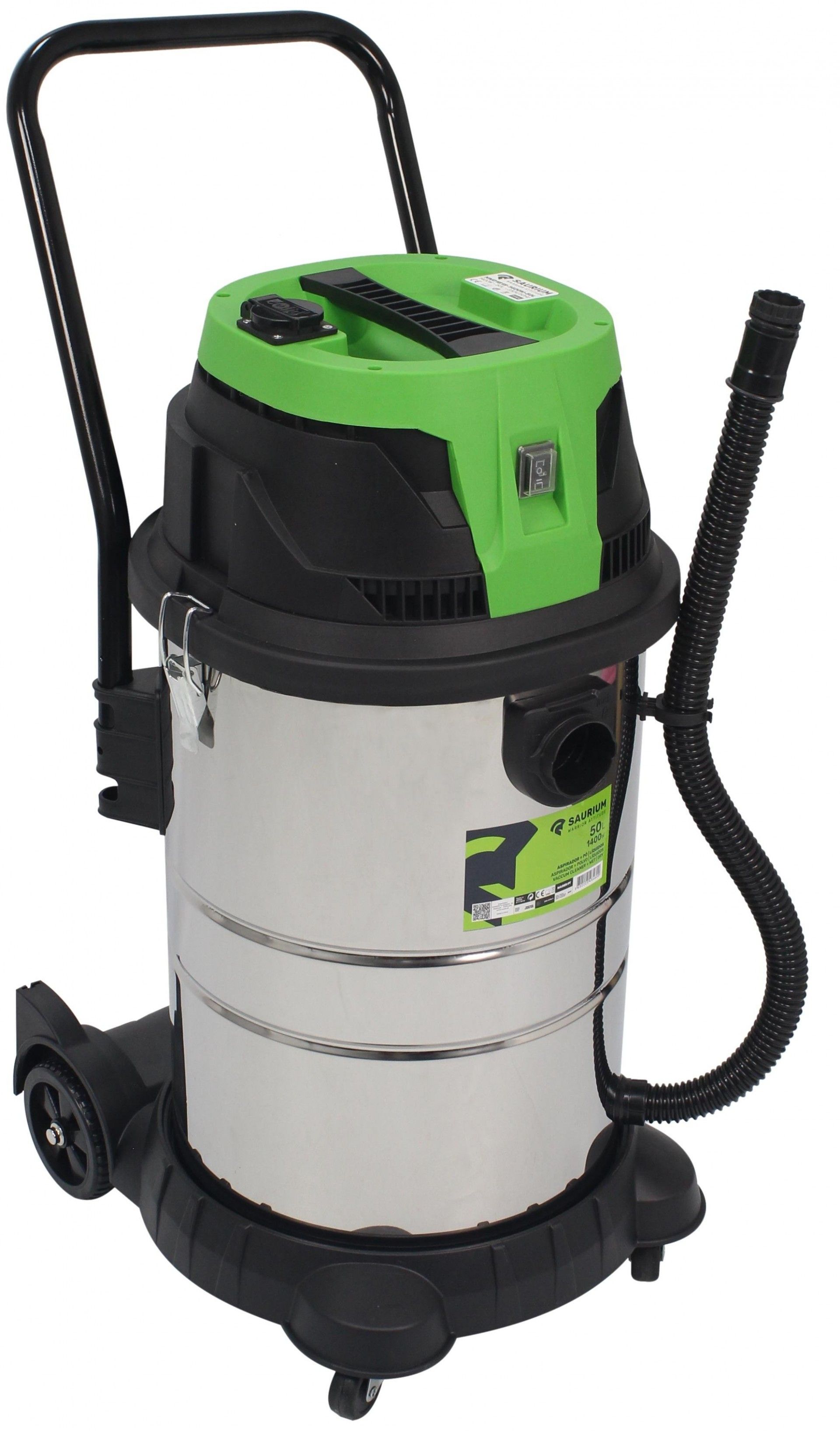 Aspirador Pó/Líquidos, 50L, 1400W refª 48460 SAURIUM