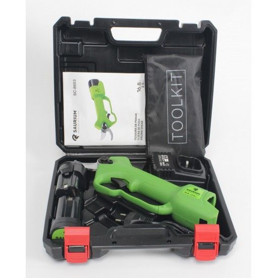 Tesoura de Podar, 16.8V, com 2 Baterias  ref� 48502 SAURIUM