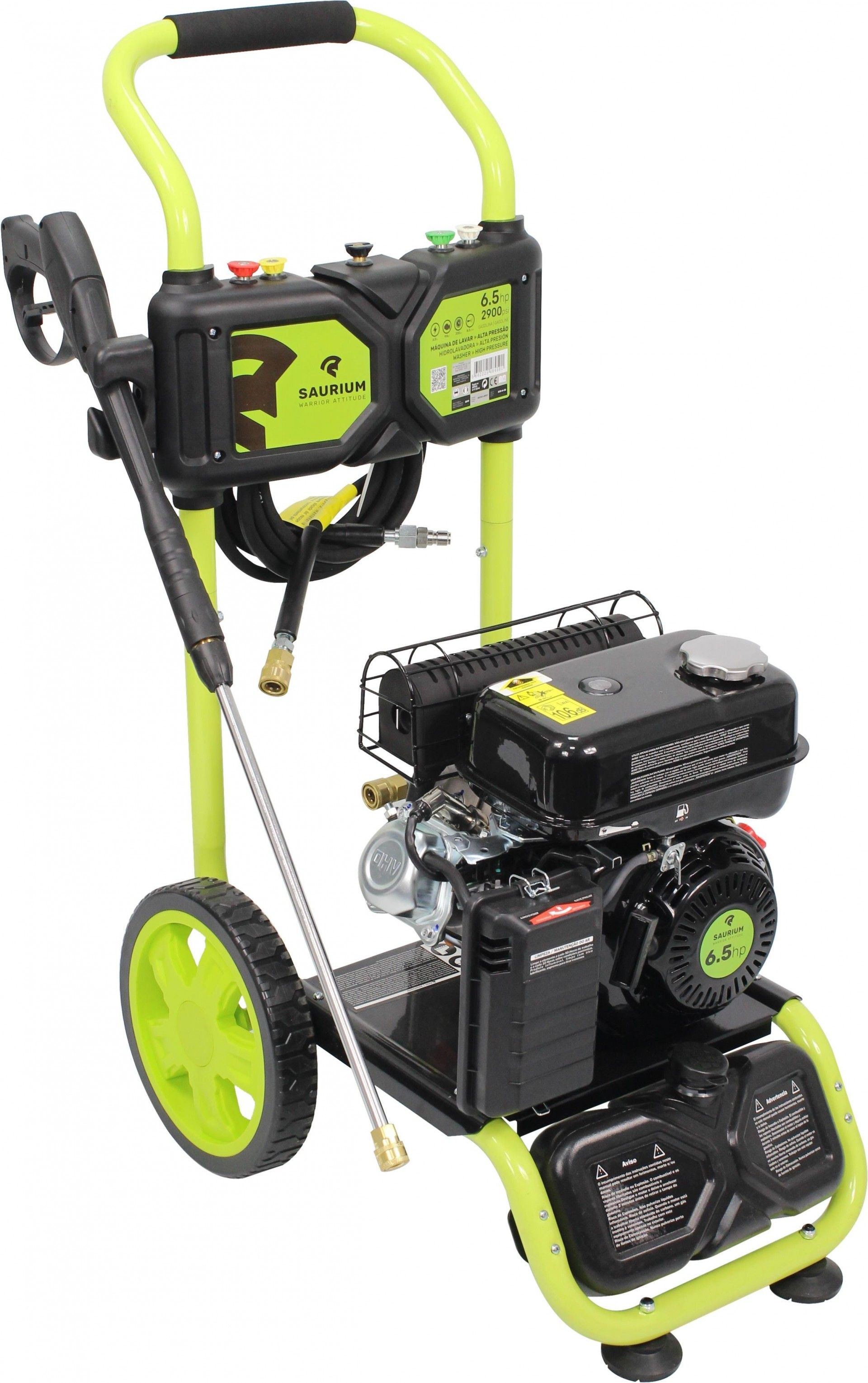 Máquina de Lavar Alta Pressão, 6.5HP, 200Bar refª 48450 SAURIUM