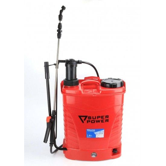 Pulverizador, Bateria, 16L, 2 em 1, Manual e Bateria  ref 48209 SUPER POWER