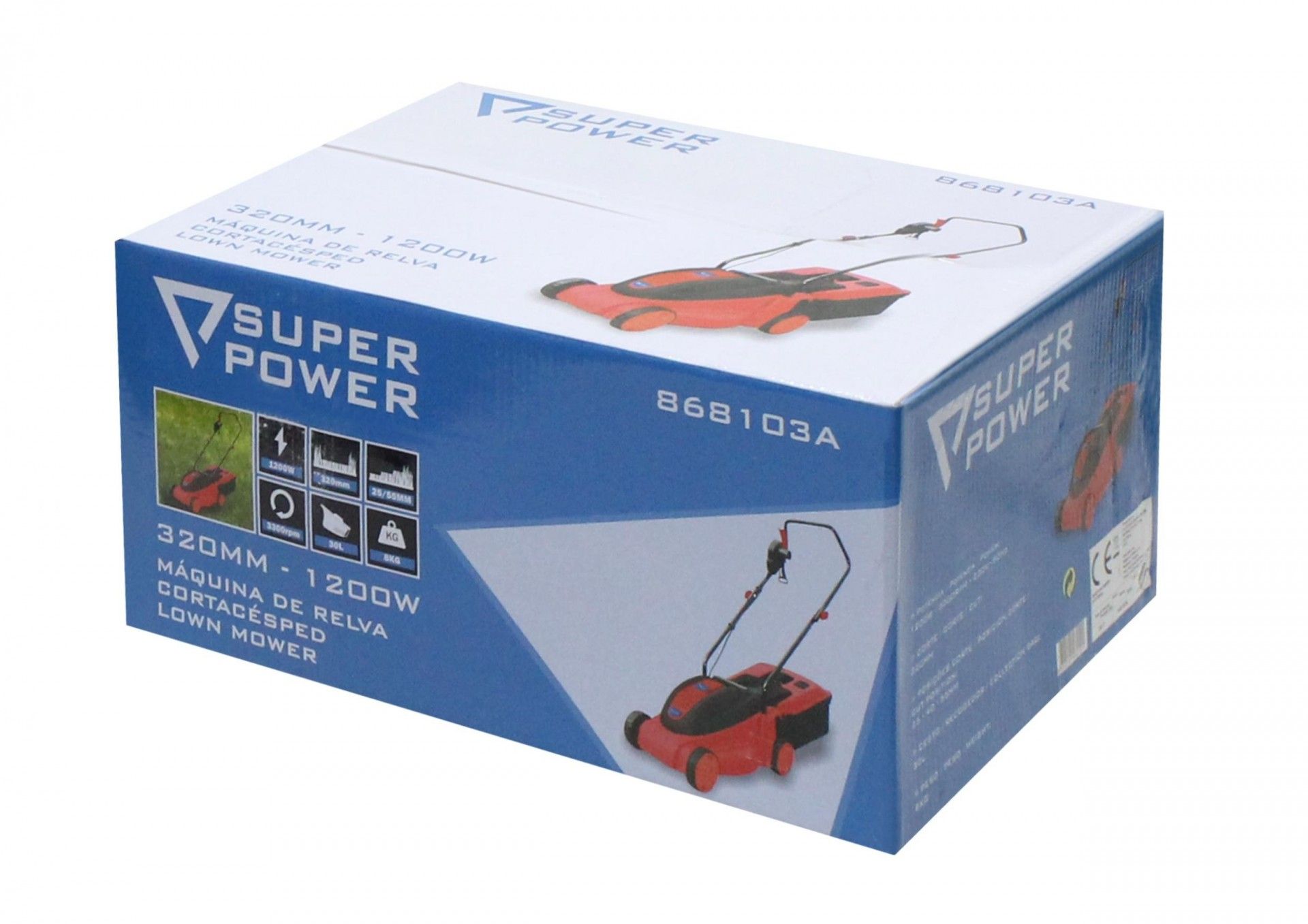 Máquina de Corte de Relva, 1200W, 320mm refª 48210 SUPER POWER