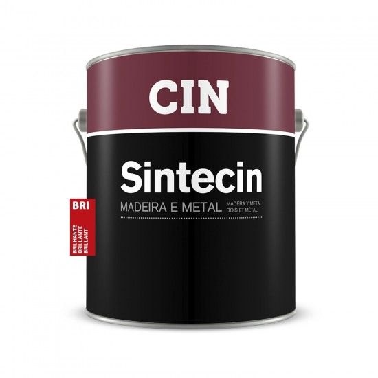 ESMALTE SINTECIN BRILHANTE BRANCO  0.75L 48-251 CIN