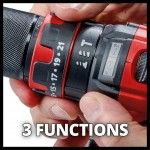 Aparafusadora TE-CD 18/44 Li-i (1x2,5 Ah) ref 4514287 EINHELL