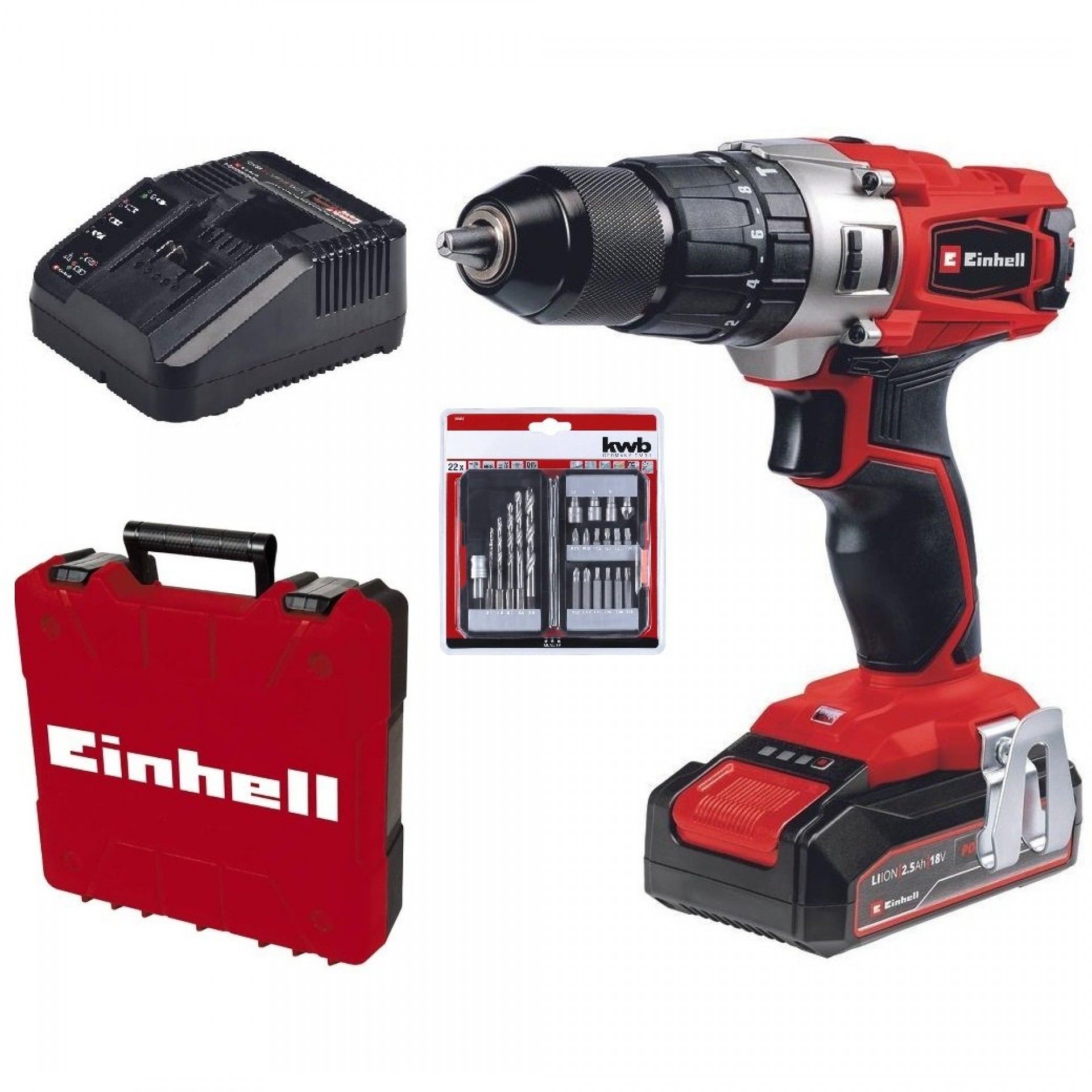 APARAFUSADORA TE-CD 18/22 LI-I +22 (1x2.5Ah) REF 4514220 EINHELL