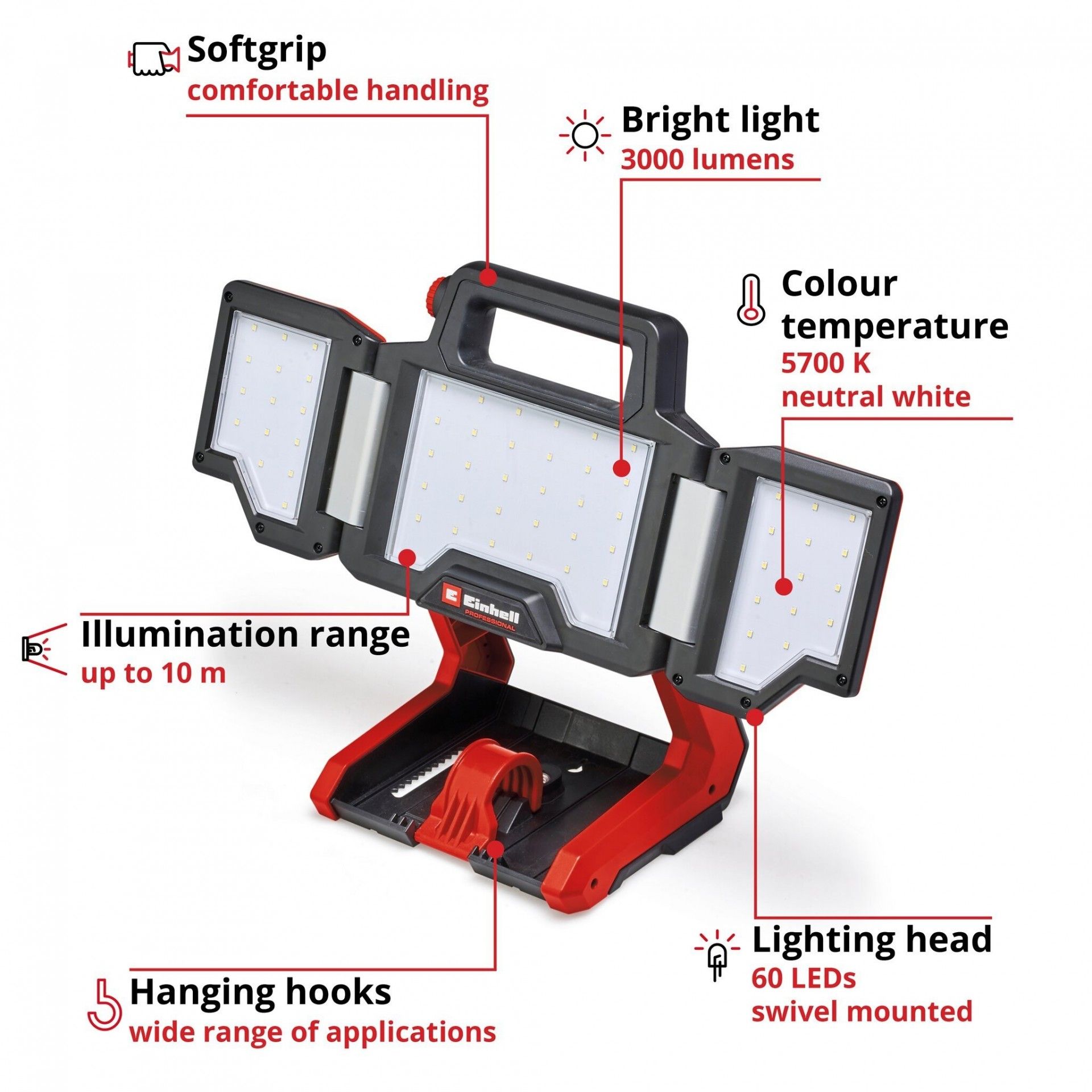 Projector a bateria TP-CL 18/3000 Li-Solo refª 4514172 EINHELL