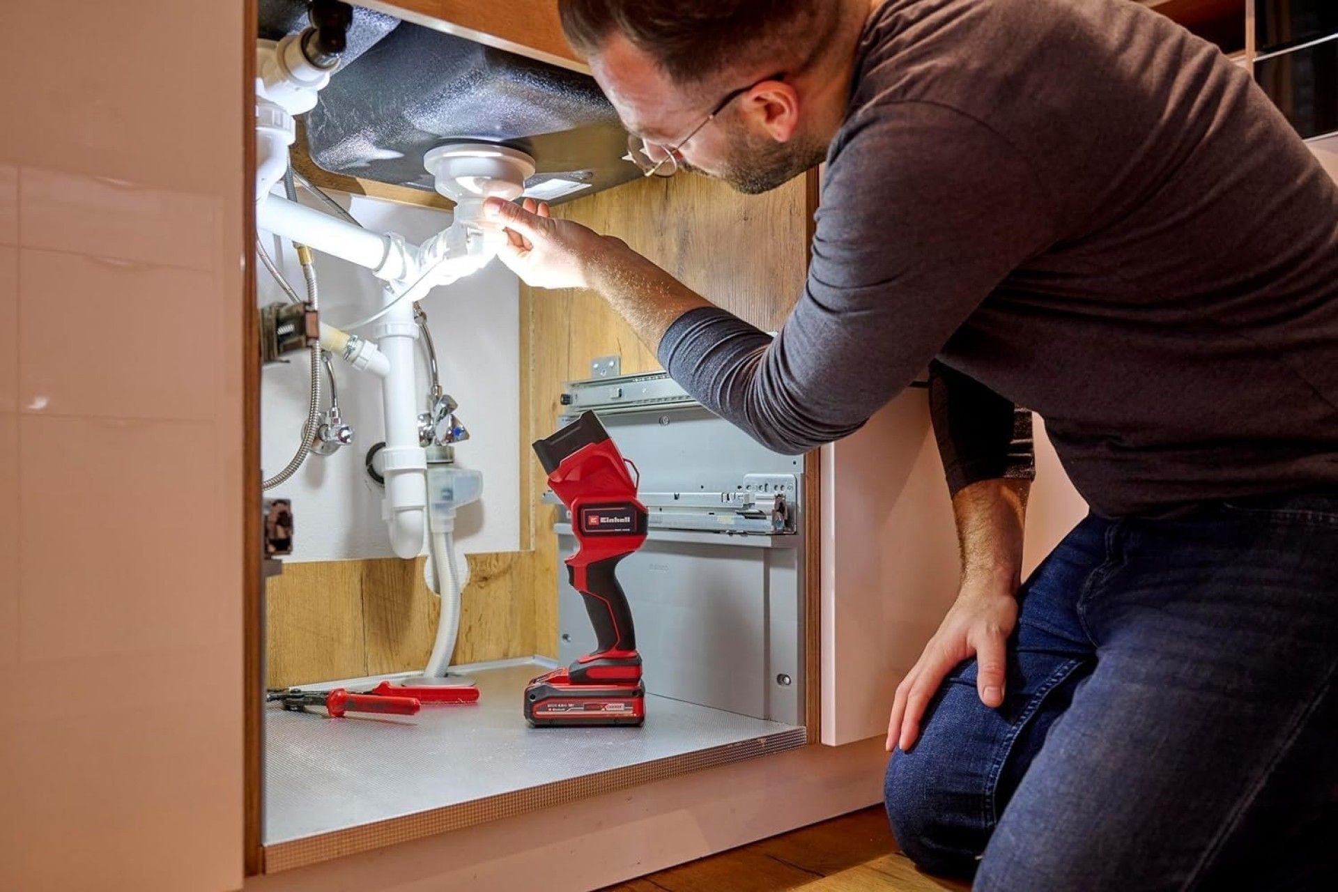 Lanterna a bateria TC-CL 18/350 Li-Solo refª 4514175 EINHELL