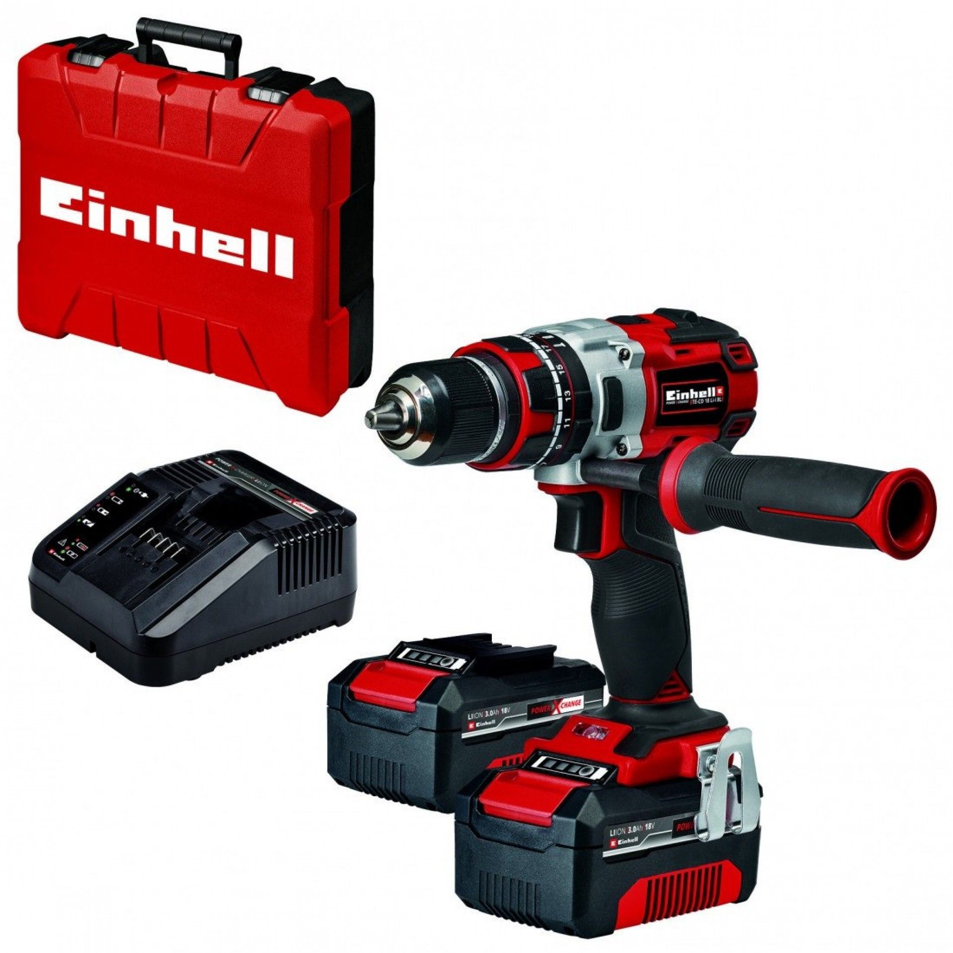 Aparafusadora c/percussão TE-CD 18 Li-i BRUSHLESS (2x3,0Ah) refª 4513968 EINHELL