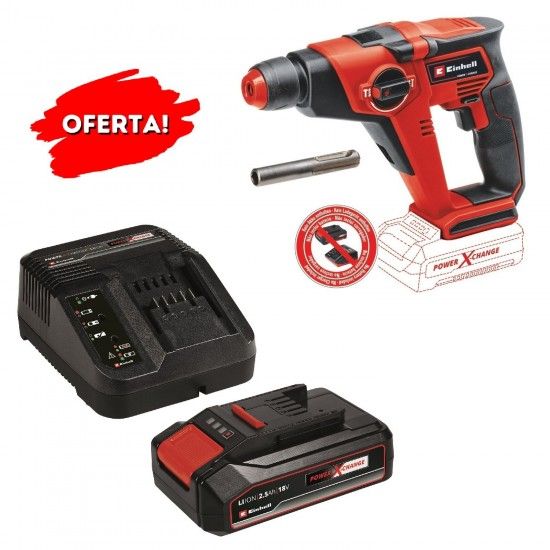 Martelo TE-HD 18/12 Li-Solo [4513970]+ Starter kit 2.5Ah [4512097]EINHELL