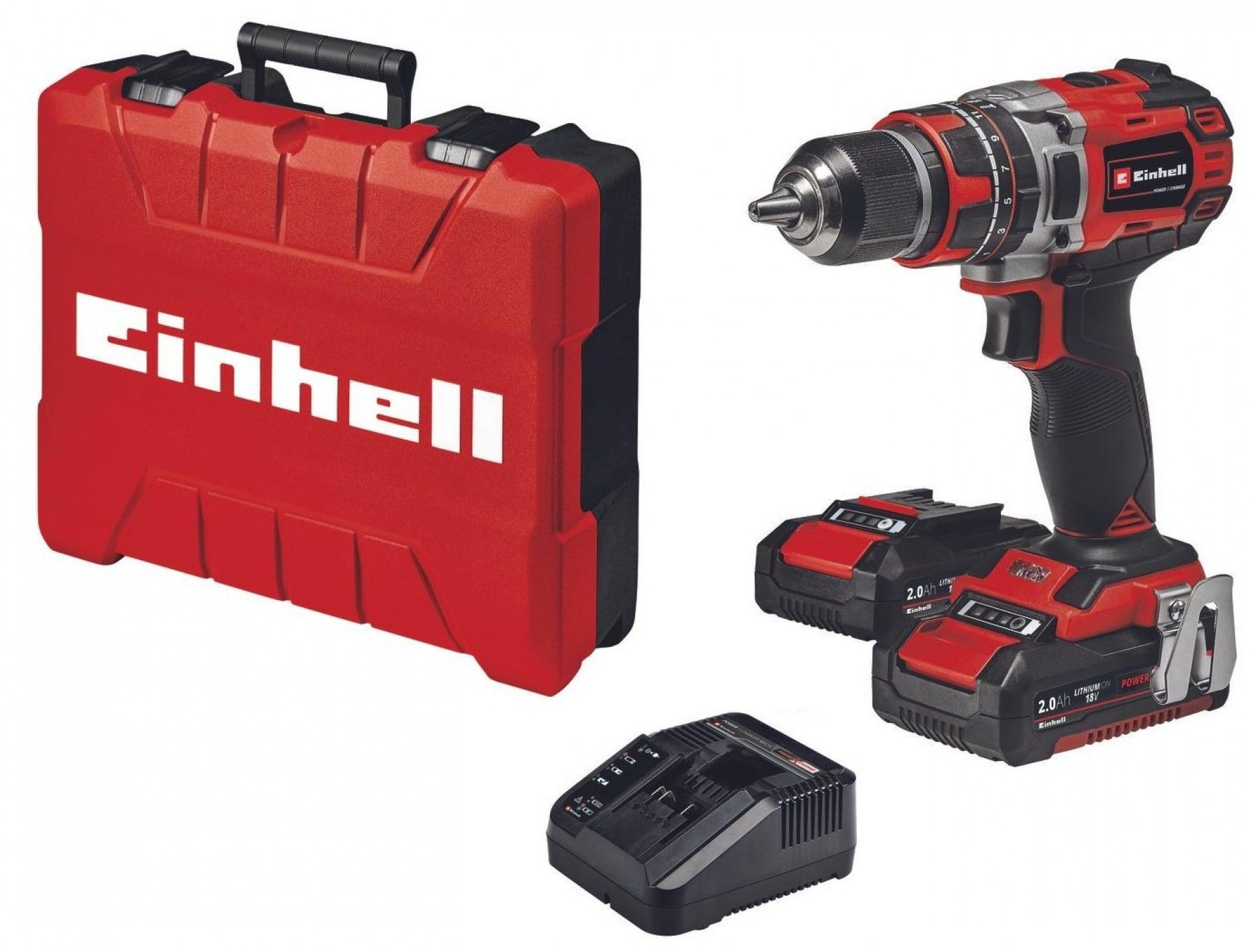 Aparafusadora c/percussão TP-CD 18/50 Li-i BL (2x2,0Ah) refª 4513940 EINHELL