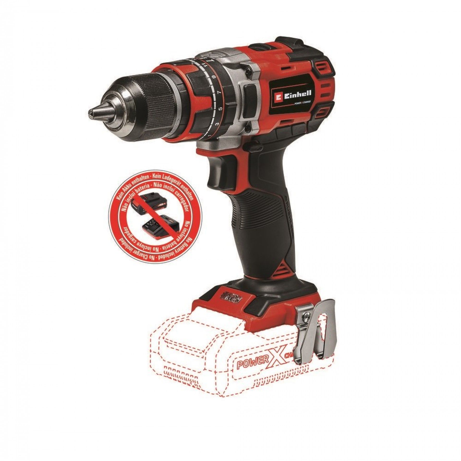 Aparafusadora TP-CD 18/50 Li BL Solo c/percussão refª 4513942 EINHELL