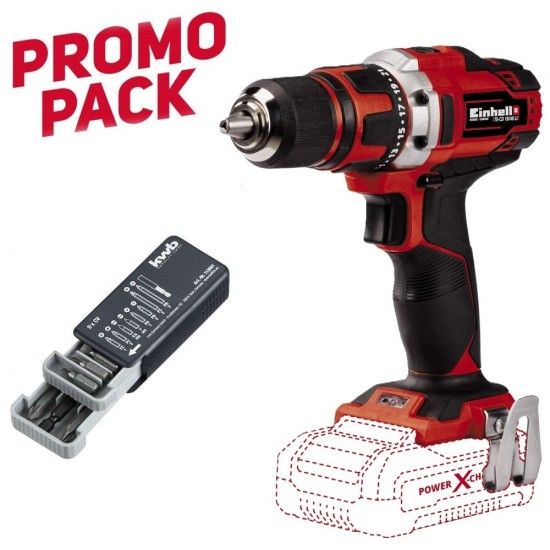 Aparafusadora TE-CD 18/40 Li-Solo [4513925] + oferta bits [113891]  EINHELL