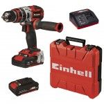 Aparafusadora c/percusso TP-CD 18 Li-i Brushless 2 baterias 2,0Ah + mala ref 4513861 EINHELL