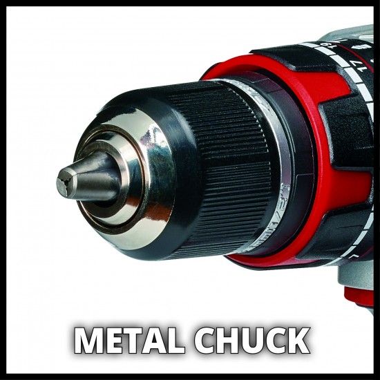 Aparafusadora c/percussão TP-CD 18 Li-i Brushless 2 baterias 2,0Ah + mala refª 4513861 EINHELL Aparafusadora c/percussão TP-CD 18 Li-i Brushless 2 baterias 2,0Ah + mala refª 4513861 EINHELL