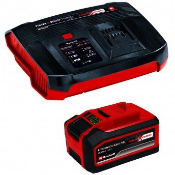 Kit 18V 1 Bateria (4-6Ah) + Carregador 6A Starter Kit ref 4512143 EINHELL