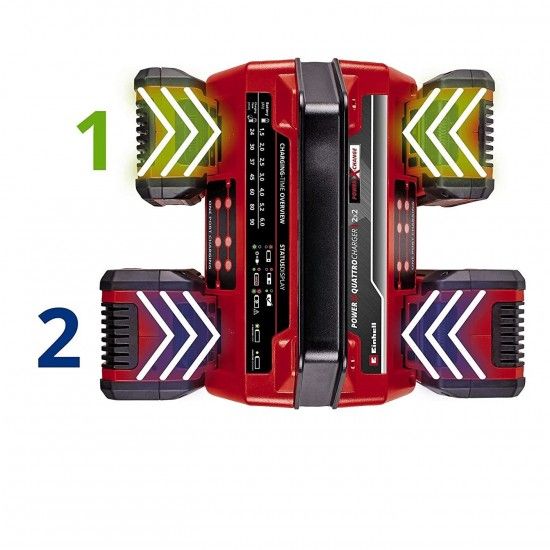 CARREGADOR X-Quattrocharger 4A refª 4512102 EINHELL CARREGADOR X-Quattrocharger 4A refª 4512102 EINHELL