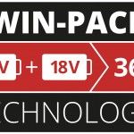 Kit baterias PXC-Twinpack (2)x4,0 Ah ref 4511489 EINHELL