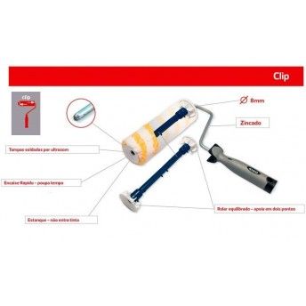 ROLO ANTIGOTA SUPER CLIP 180mm CABO BIMATERIA RIGO