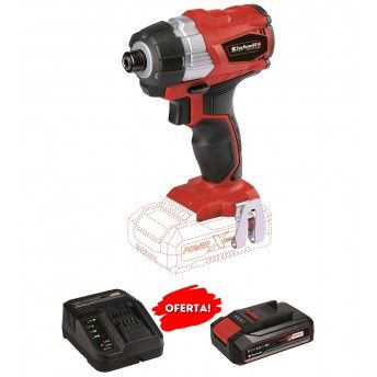 Chave de impacto a bateria TE-CI 18 Li Brushless-Solo [4510030]+StarterKit 2.5Ah [4512097] EINHELL