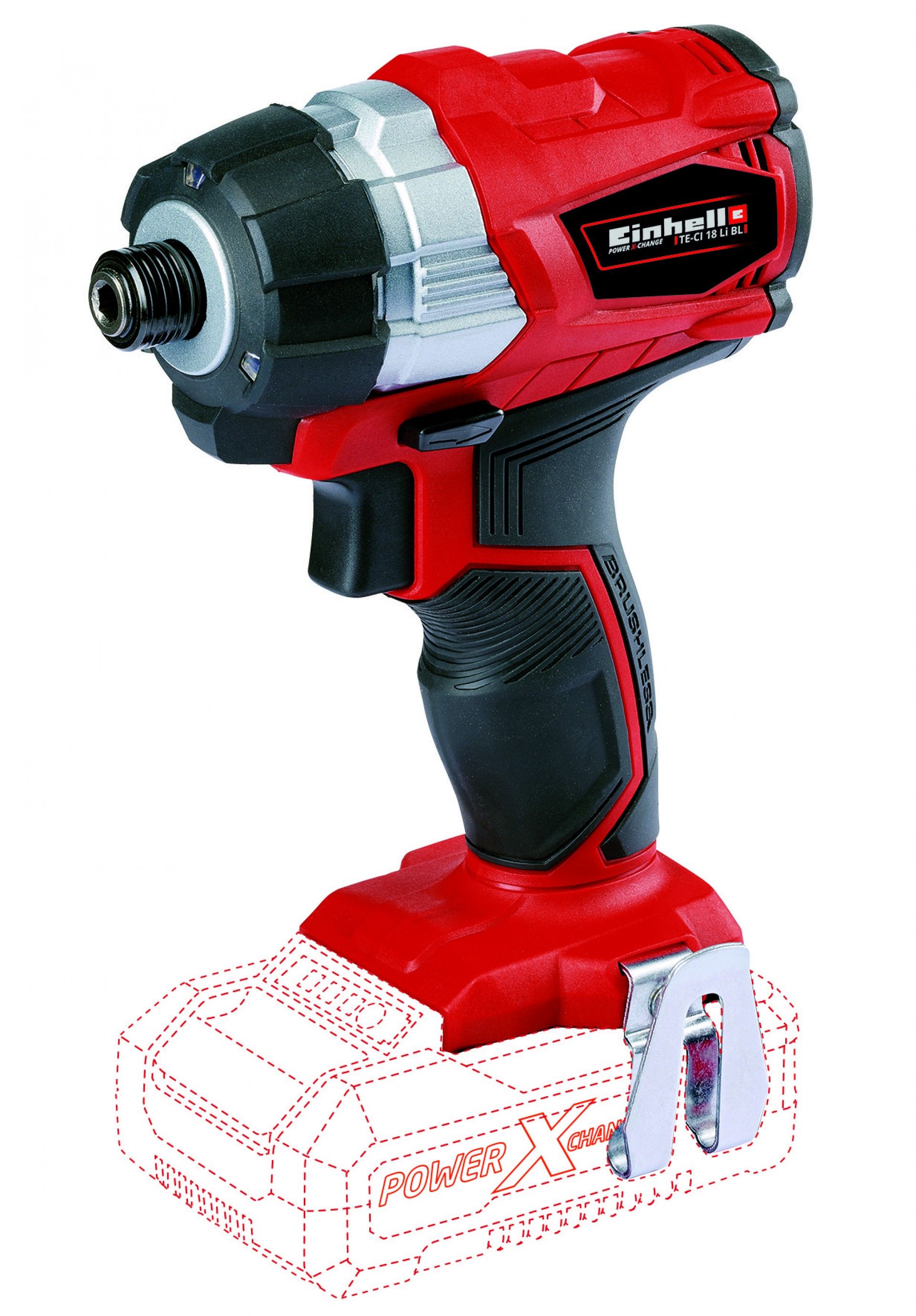 Chave de impacto a bateria TP-CI 18 Li Brushless-Solo refª 4510030 EINHELL