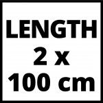 GUIA PARALELA 2X1000MM ref 4502118 EINHELL
