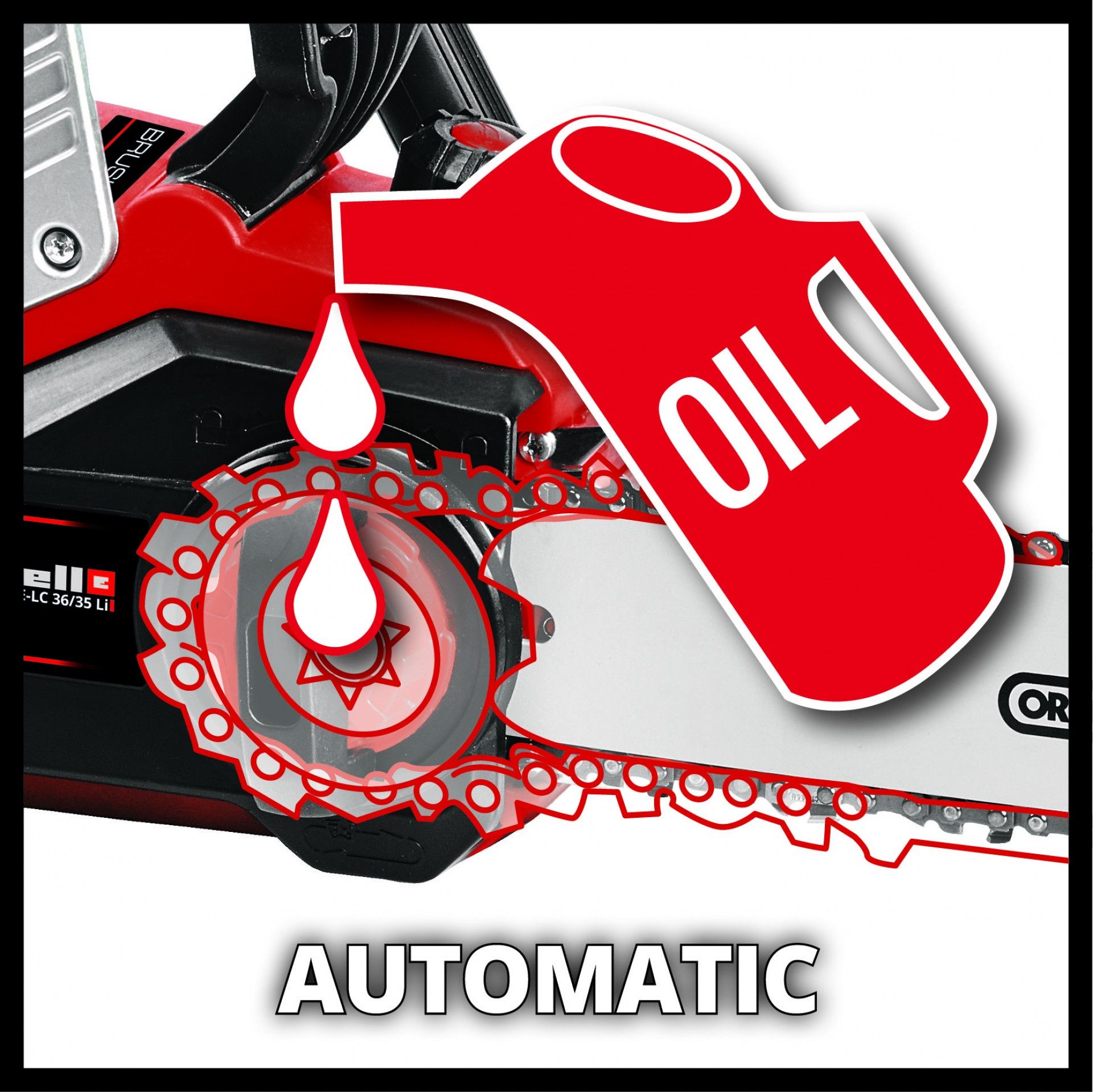 Serra a bateria GE-LC 36/35 Li-Solo refª 4501780 EINHELL