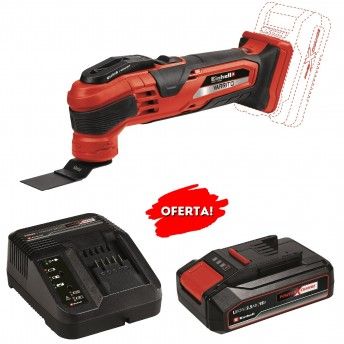 Ferramenta multifunes VARRITO ref 4465160 + Starter kit 2.5Ah EINHELL