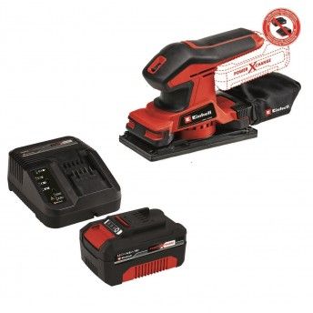 LIXADORA ORBITAL TC-OS 18/187 LI SOLO + STARTER KIT 4.0AH EINHELL