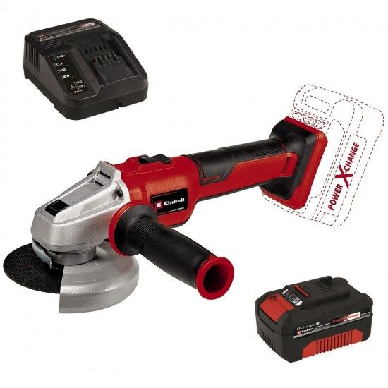 REBARBADORA AXXIO 18/125 + STARTER KIT 4.0AH EINHELL REBARBADORA AXXIO 18/125 + STARTER KIT 4.0AH EINHELL