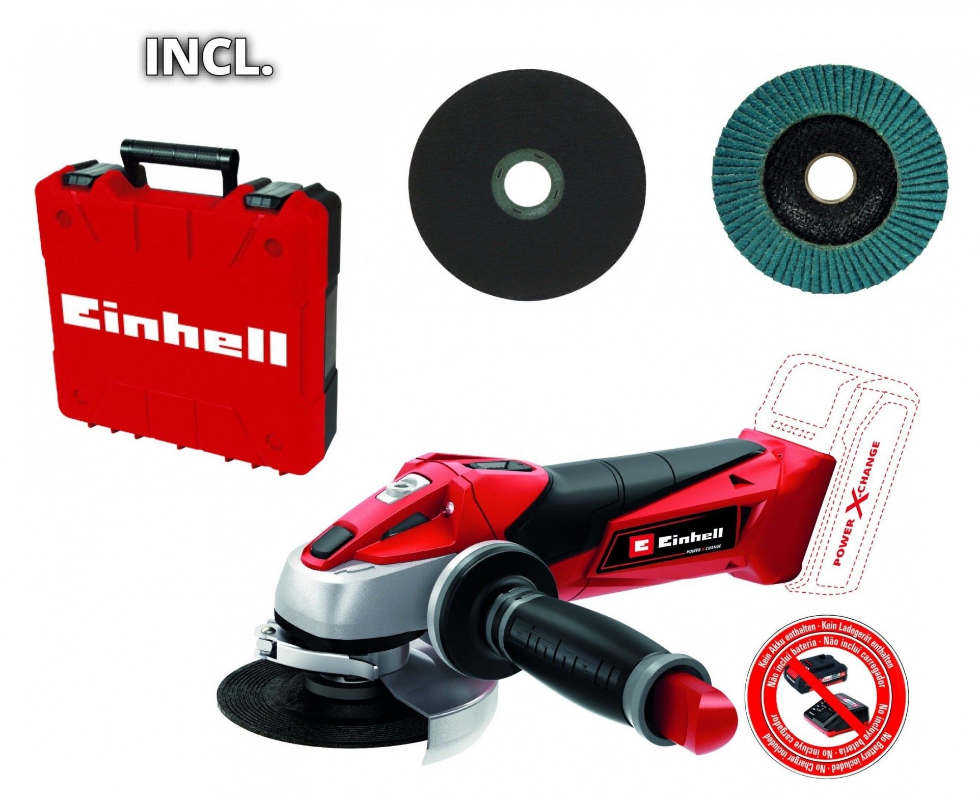 REBARBADORA TE-AG 18/115 Li - Solo Acc refª 4431123 EINHELL