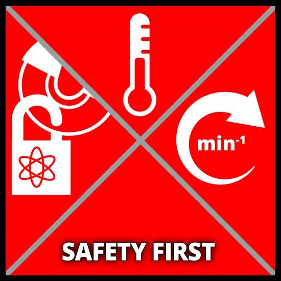 Rebarbadora angular a bateria TE-AG 18/115 Li-Solo refª 4431110 EINHELL Rebarbadora angular a bateria TE-AG 18/115 Li-Solo refª 4431110 EINHELL