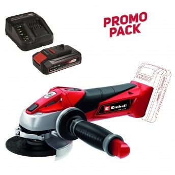 Rebarbadora TE-AG 18/115 LI [4431110]+ Starter Kit 2.5Ah [4512097] EINHELL