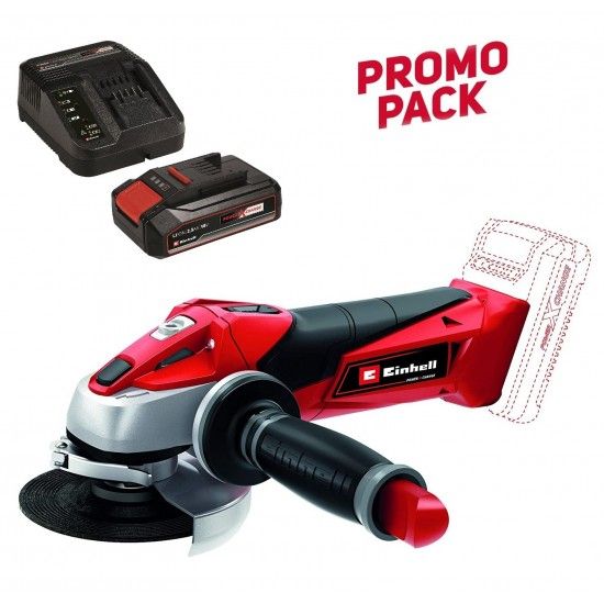 Rebarbadora TE-AG 18/115 LI [4431110]+ Starter Kit 2.5Ah [4512097] EINHELL