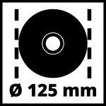 Rebarbadora angular TC-AG 125 ref 4430619 EINHELL
