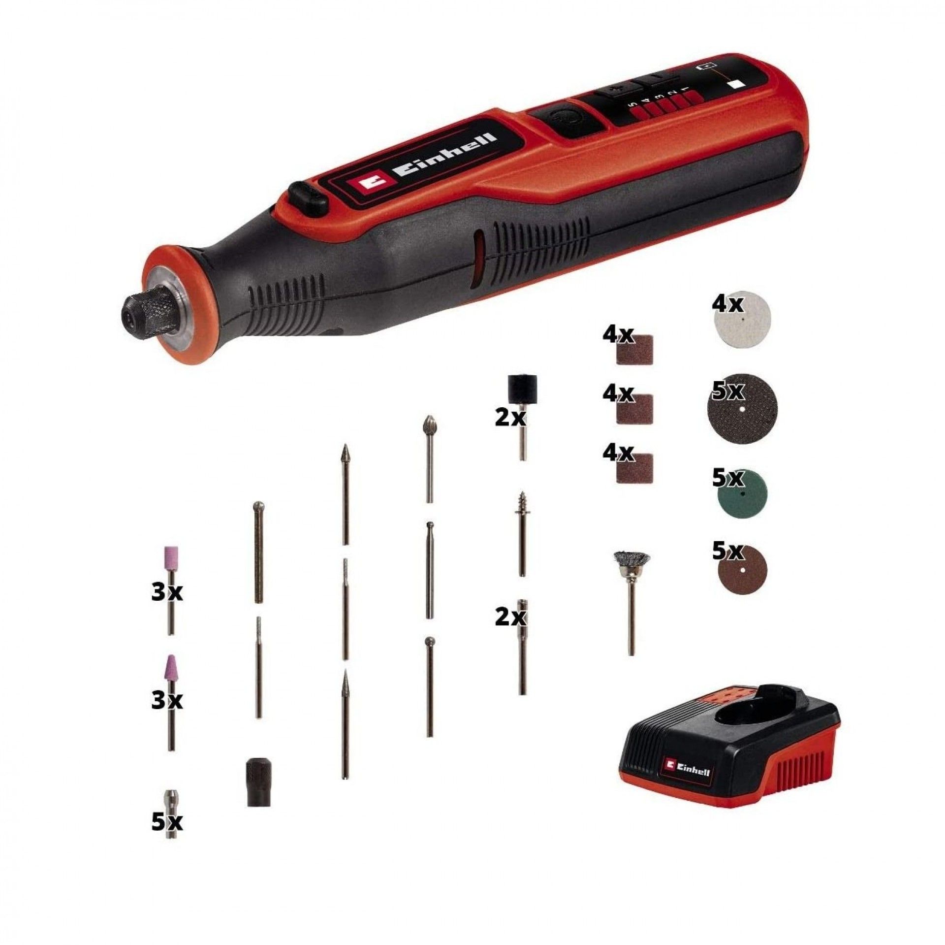 Ferramenta para gravar/lixar a bateria TE-MT 7,2 Li refª 4419330 EINHELL