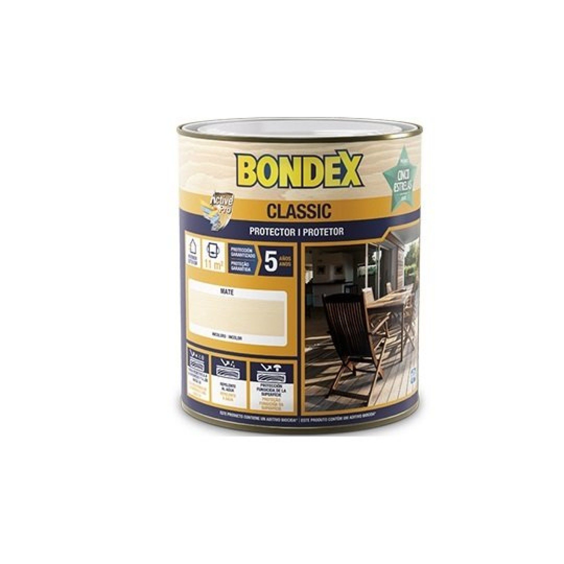 BONDEX ACETINADO CARVALHO 0.75L REF 4390-901