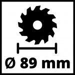 Serra circular mini TE-CS 18/89 Li - Solo refª 4331100 EINHELL Serra circular mini TE-CS 18/89 Li - Solo refª 4331100 EINHELL