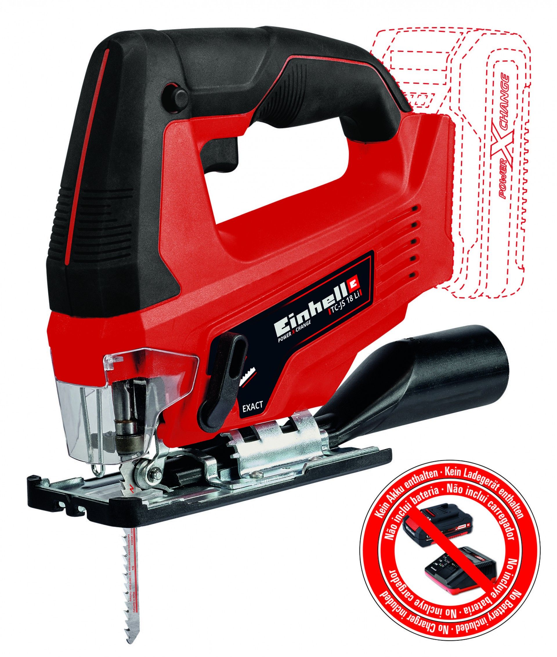 SERRA TICO-TICO S/FIO TC-JS 18 Li - Solo refª 4321209 EINHELL