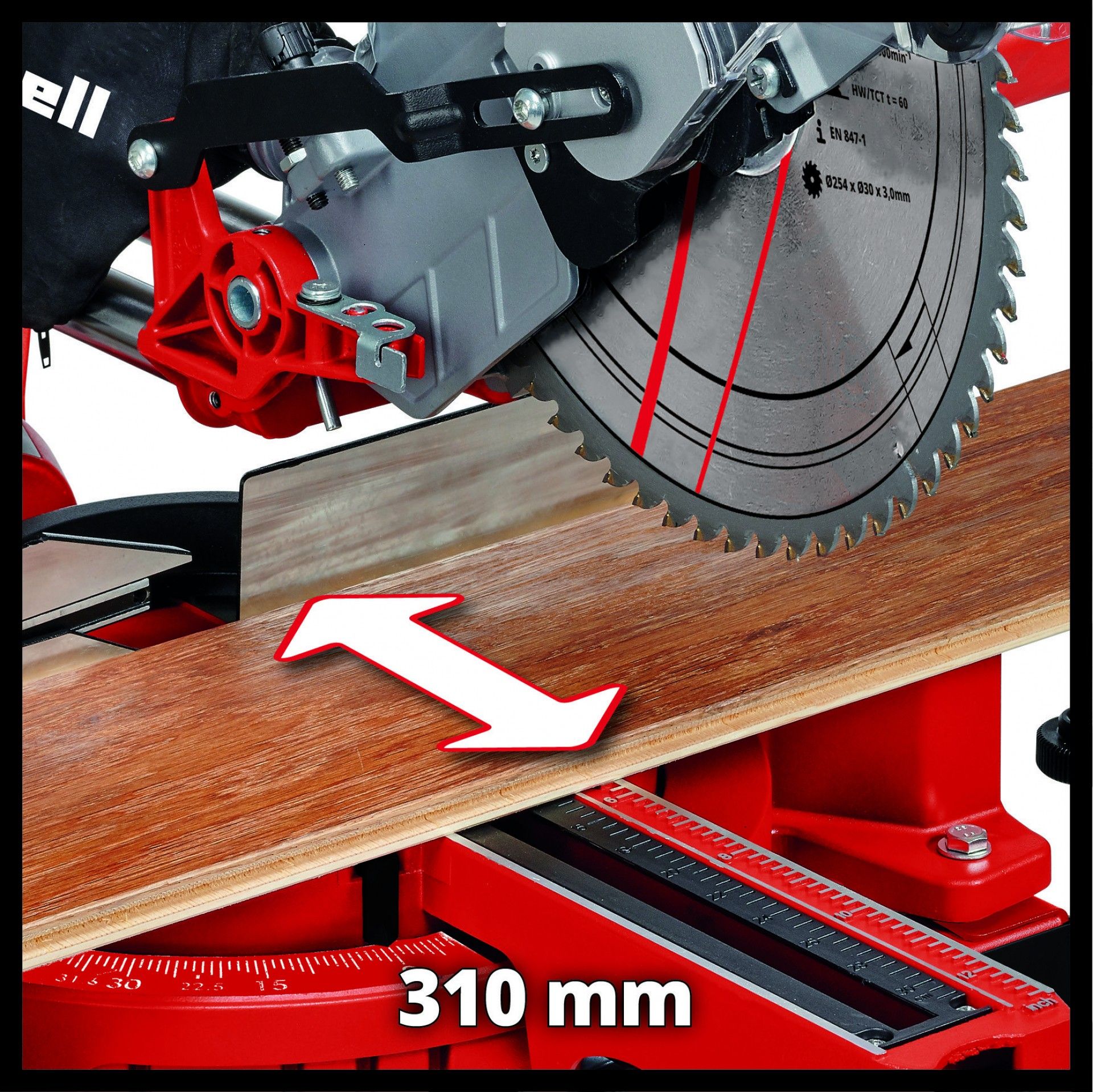 SERRA MEIA-ESQUADRIA EXTENS. TC-SM 2531/2 U refª 4300805 EINHELL