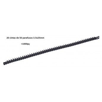 Cintas de parafusos 3.5x25mm p/aparafusadora pladur ref 4261000 EINHELL